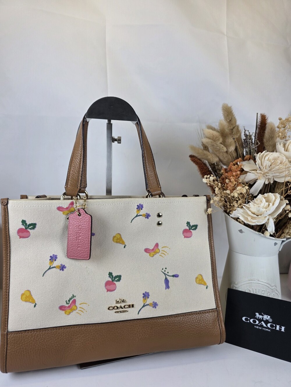 Coach Dempsey Carryall with Dreamy Veggie Print Tote Bag